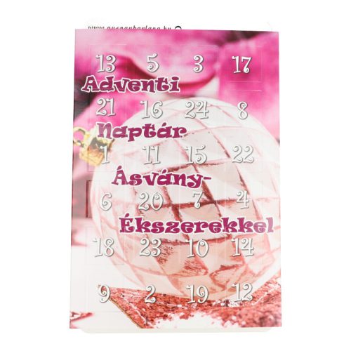 Ásvány Ékszeres Adventi Naptár, 24 db-os